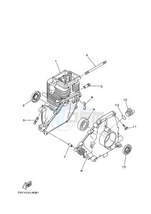 EF1000IS 50 (7CG3) drawing CRANKCASE