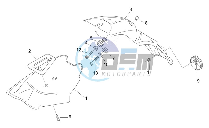 Rear body III - Mudguard