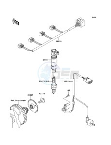 Z1000 ZR1000A6F FR GB XX (EU ME A(FRICA) drawing Ignition System