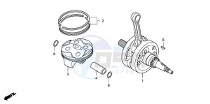 CRF150RB CRF150RB drawing CRANKSHAFT/PISTON