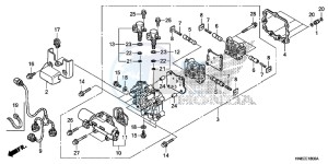 TRX680FAF TRX680 Europe Direct - (ED) drawing MAIN VALVE BODY