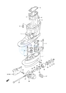 DF 70A drawing Drive Shaft Housing