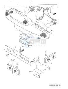 RF600R (E28) drawing TAIL LAMP