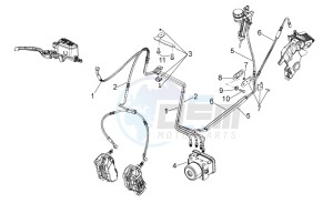 Shiver 750 drawing ABS Brake system