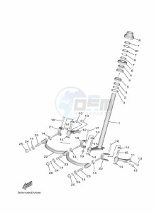 MWD300 TRICITY 300 (BED8) drawing STEERING 2