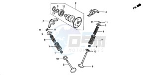 TRX200D FOURTRAX 200 drawing CAMSHAFT