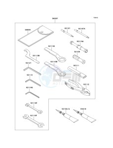 EX 650 C [NINJA 650R] (C9F) C9F drawing OWNERS TOOLS