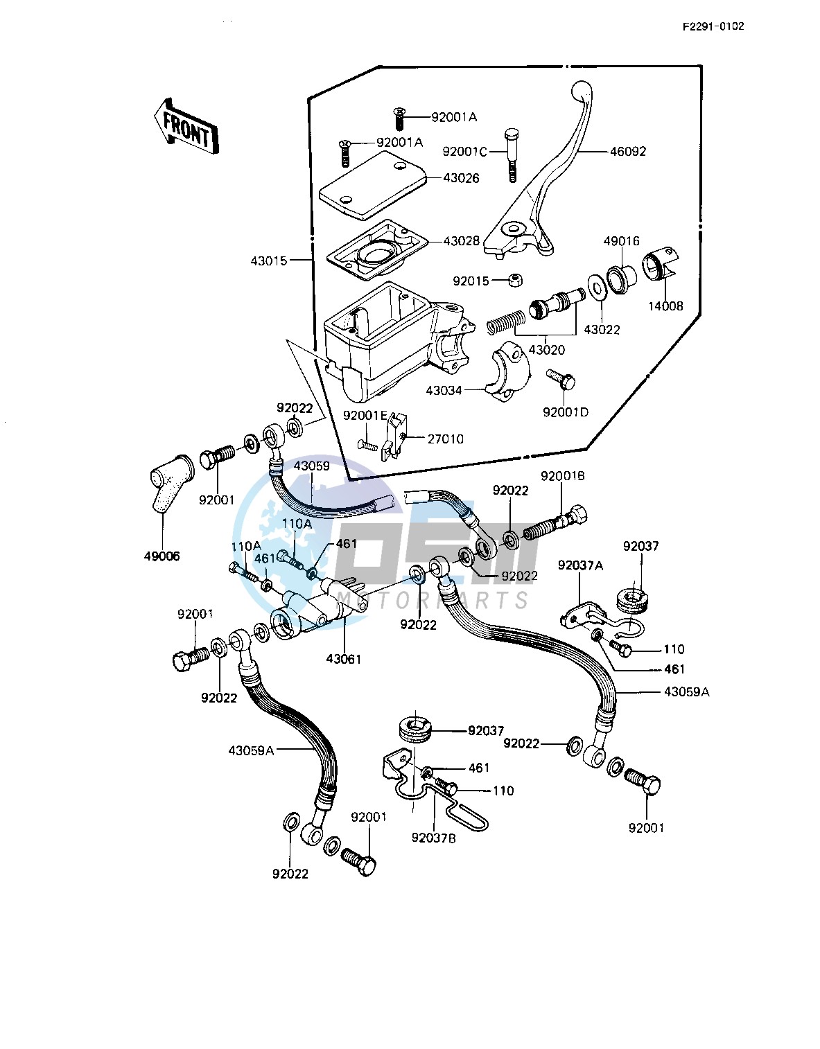 FRONT MASTER CYLINDER