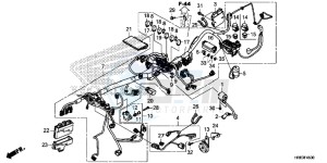 TRX500FA6H Europe Direct - (ED) drawing WIRE HARNESS