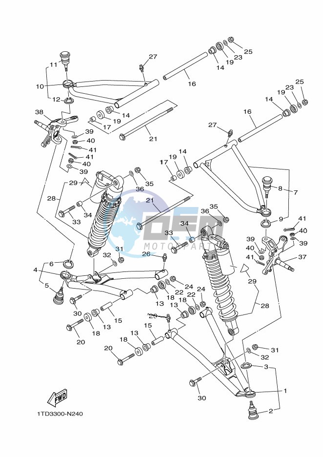 FRONT SUSPENSION & WHEEL