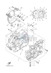 YFM350FWA YFM350DF GRIZZLY 350 4WD (1NSH) drawing CRANKCASE