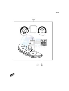 J125 ABS SC125CHF XX (EU ME A(FRICA) drawing Meter(s)