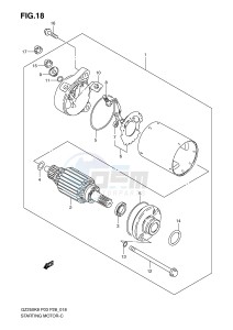 GZ250 (P3) drawing STARTING MOTOR