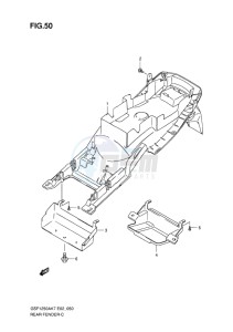 GSF-1250 BANDIT EU drawing REAR FENDER