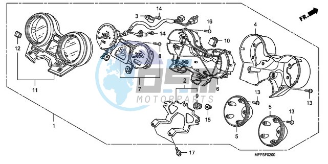 METER (CB1300/CB1300A)