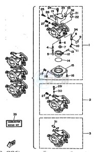 70B drawing CARBURETOR