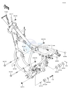 KX65 KX65AGF EU drawing Engine Mount