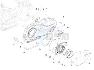 Medley 150 4T ie ABS (APAC) drawing Crankcase cover - Crankcase cooling