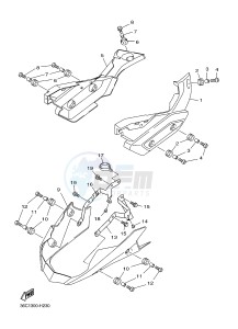 XJ6S 600 DIVERSION (S-TYPE) (36CF 36CH) drawing SIDE COVER 2