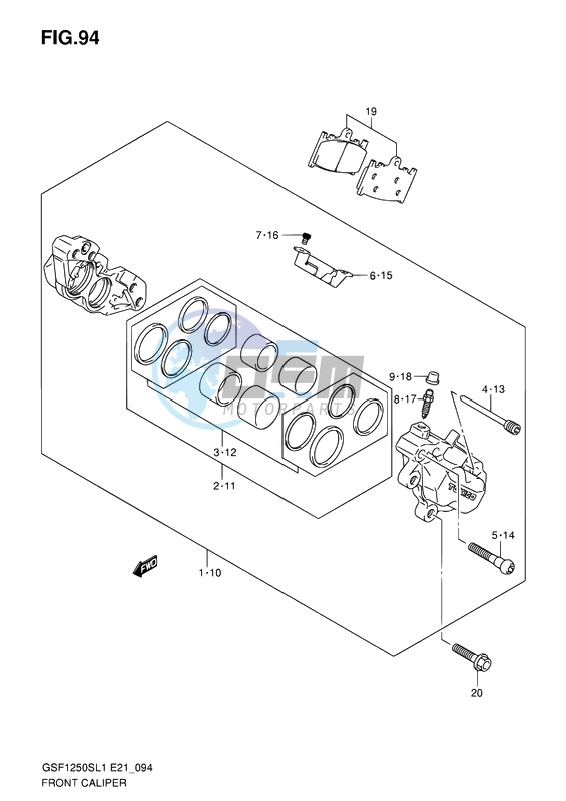 FRONT CALIPER