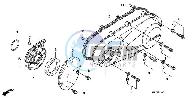 LEFT CRANKCASE COVER