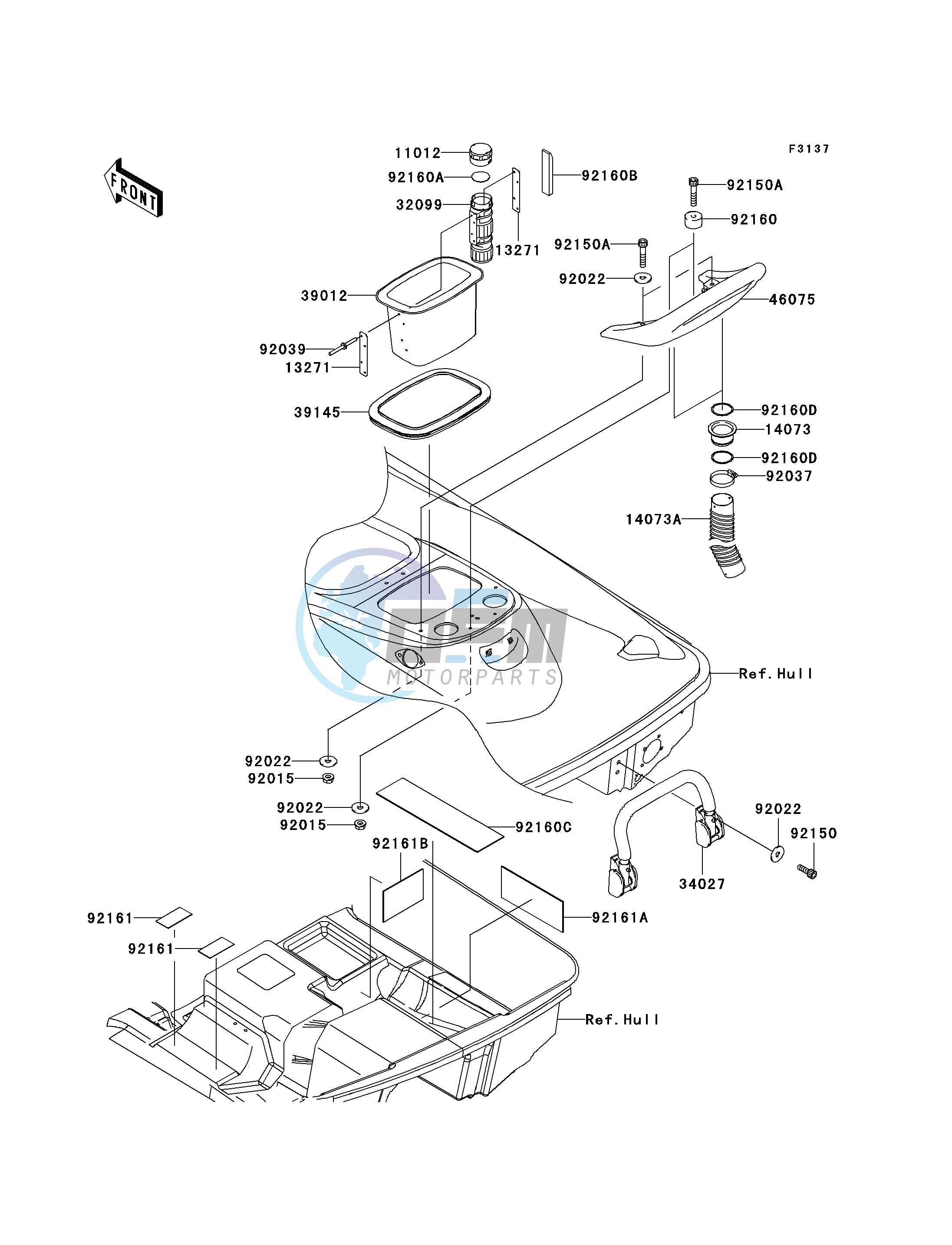 HULL REAR FITTINGS