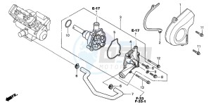 CBR900RR drawing WATER PUMP