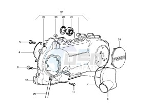 Hexagon GTX 125-180 drawing Crankcase cooling