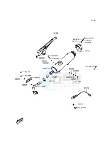 J300 SC300AEF XX (EU ME A(FRICA) drawing Muffler(s)