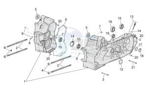 Atlantic 500 drawing Crankcase