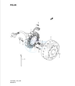 VLR1800 drawing MAGNETO