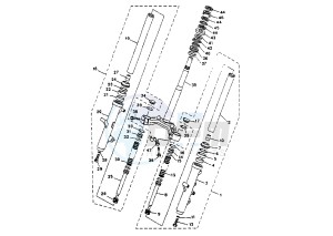 YP MAJESTY 150 drawing FRONT FORK