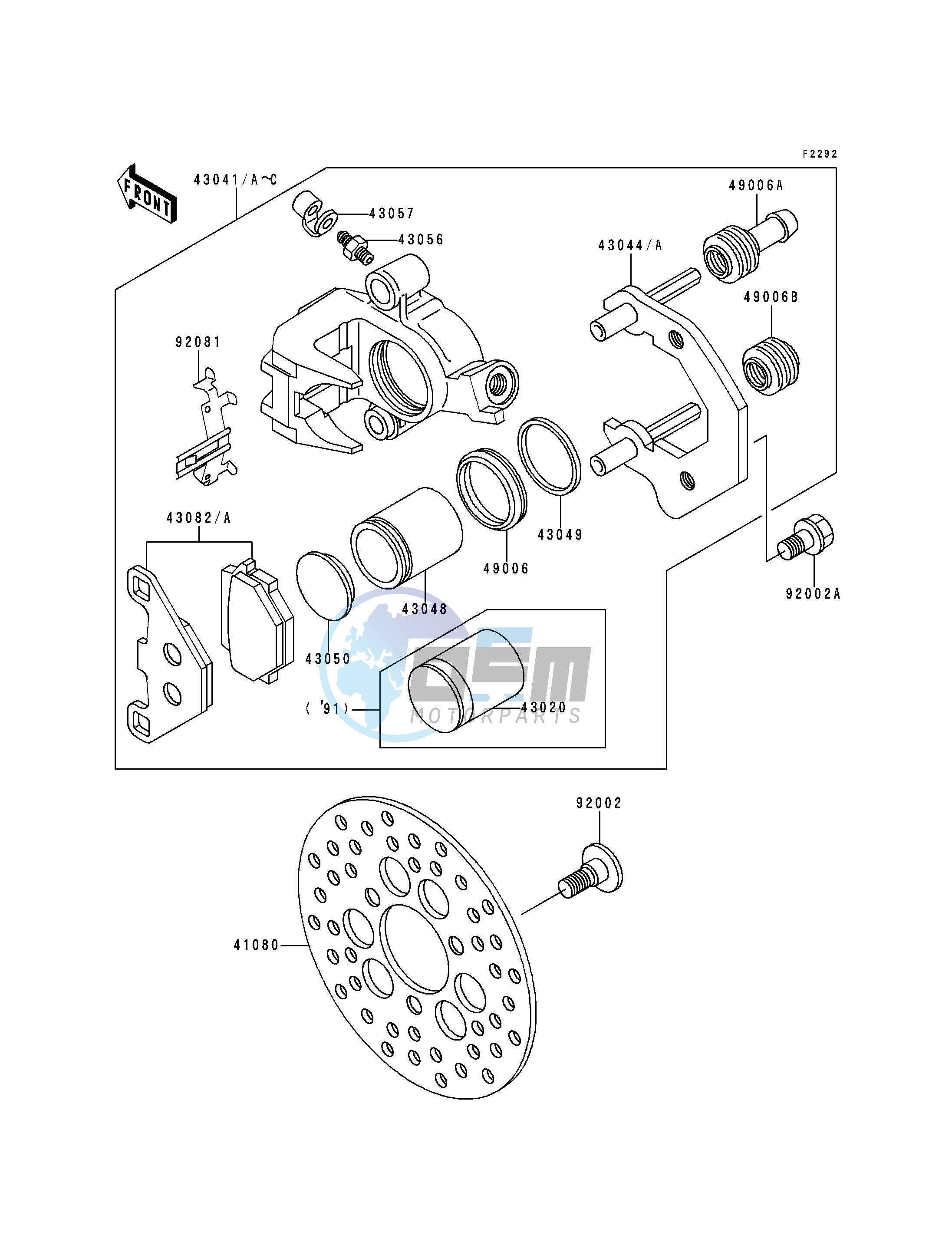 FRONT CALIPER