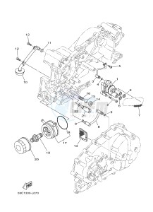 XP500A T-MAX 530 (59CE) drawing OIL PUMP