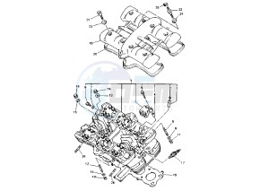 XJ N 600 drawing CYLINDER HEAD