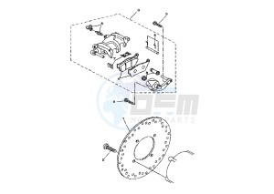 VP VERSITY 300 drawing REAR BRAKE CALIPER