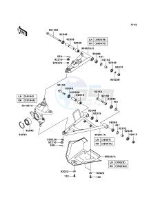 KVF750_4X4 KVF750D8F EU GB drawing Front Suspension