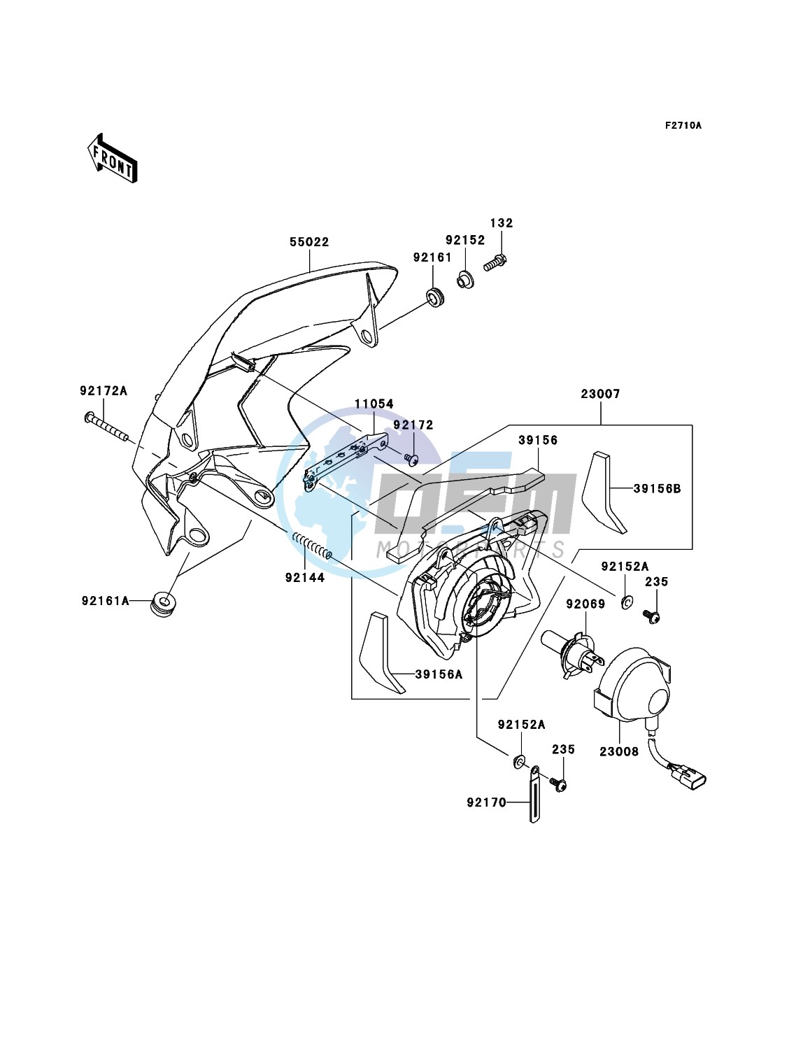 Headlight(s)(JKALX450AAA013365-)