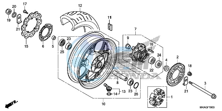 REAR WHEEL