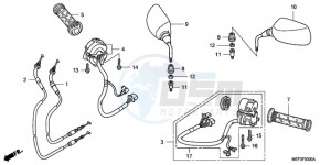 FJS400D9 Europe Direct - (ED) drawing SWITCH/CABLE/MIRROR