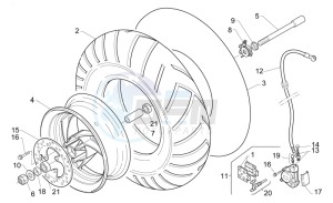 Gulliver 50 h2o drawing Front wheel