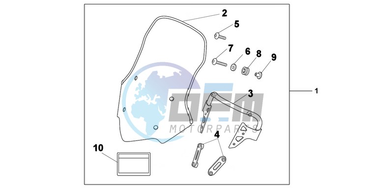 KIT WINDSCREEN