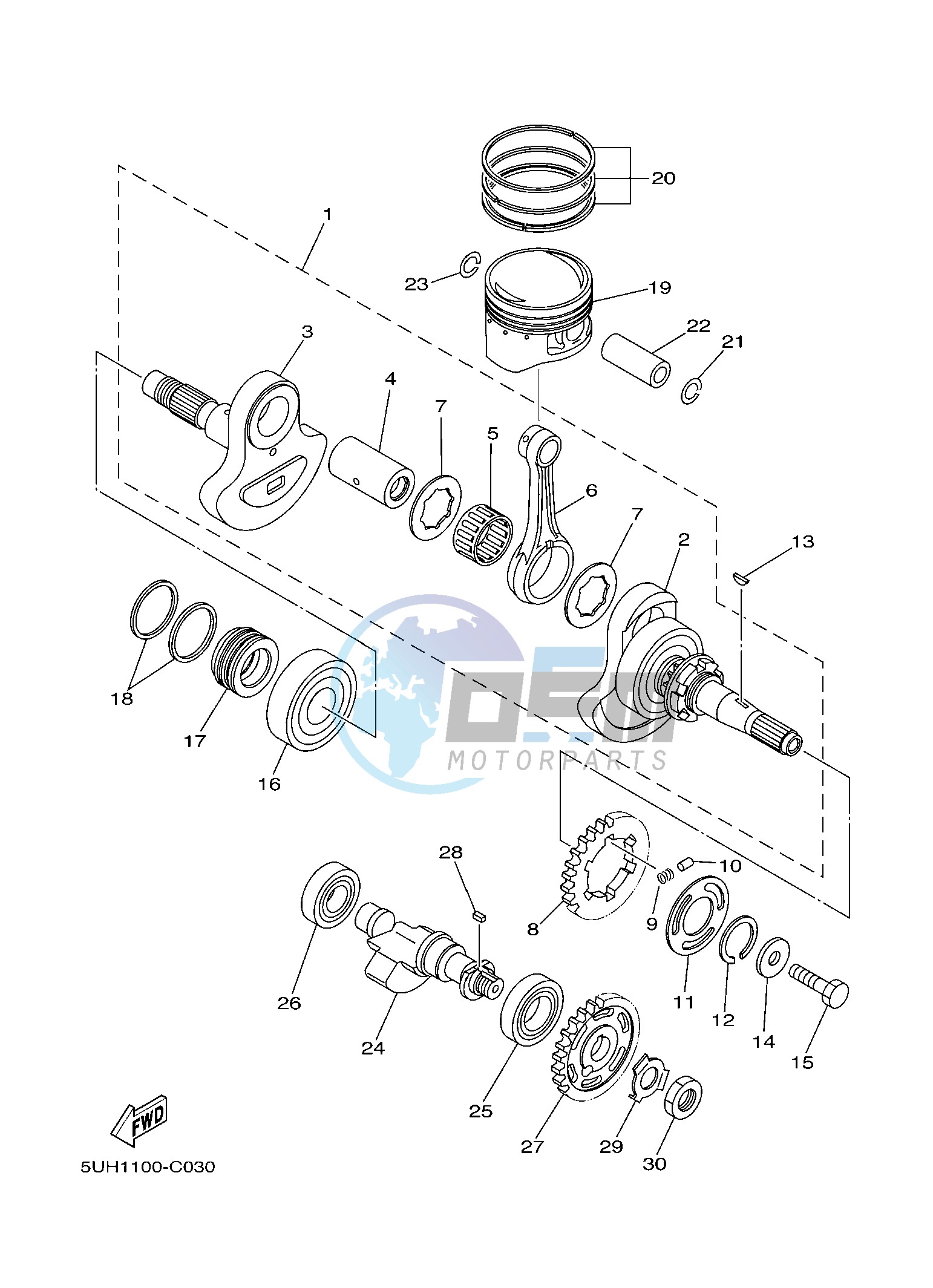 CRANKSHAFT & PISTON