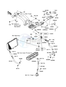 Z750 ZR750LBF FR GB XX (EU ME A(FRICA) drawing Water Pipe