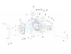 Liberty 125 4T PTT E3 (E) (EMEA) drawing Secondary air box