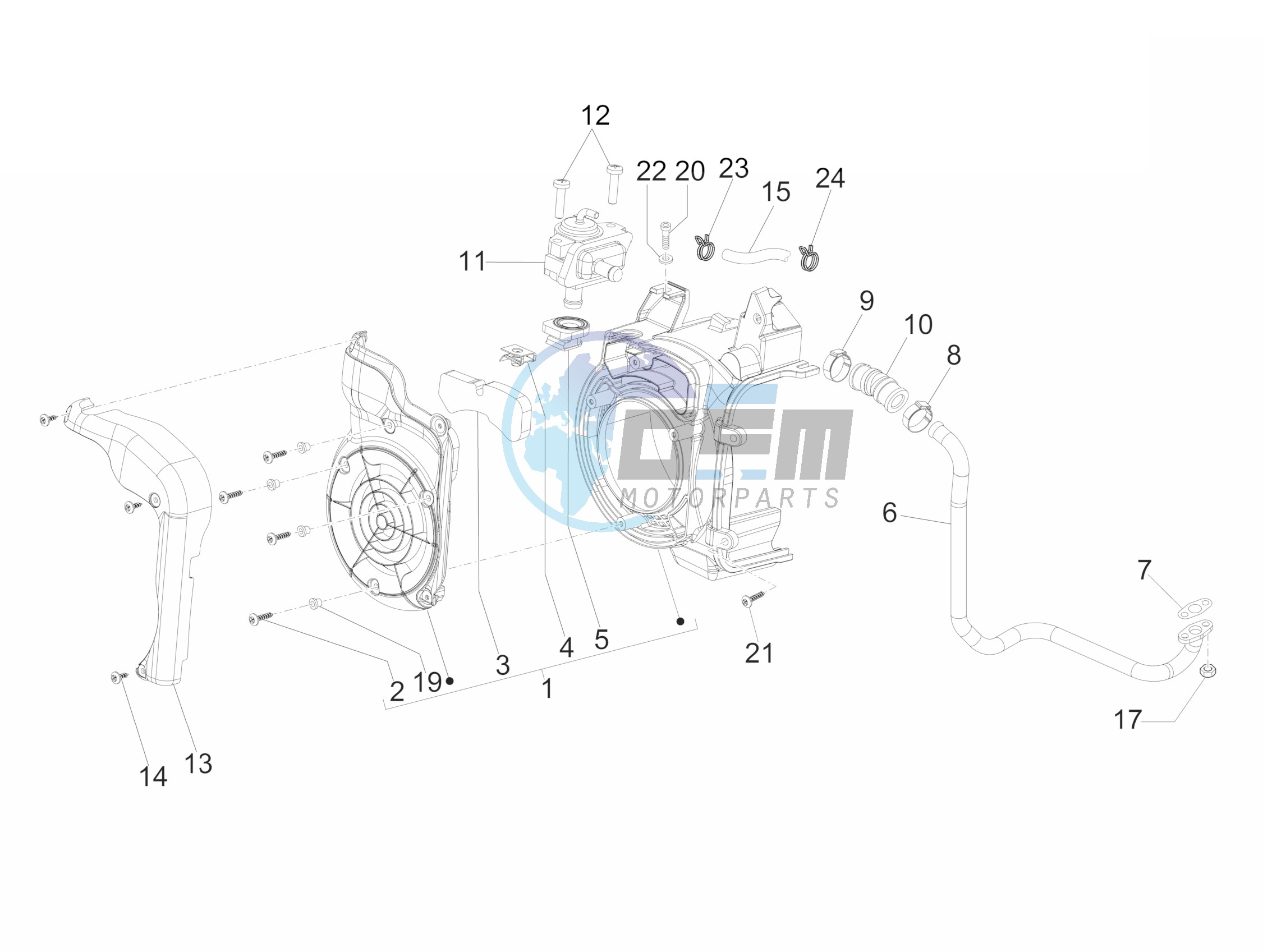 Secondary air box