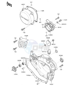 KXT 250 A [TECATE] (A2) [TECATE] drawing ENGINE COVERS_WATER PUMP -- 85 A2- -