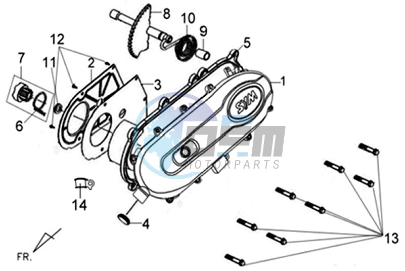 CRANKCASE COVER / GASKET