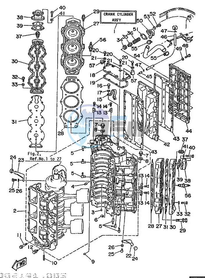 CYLINDER--CRANKCASE