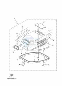 6CMHL drawing TOP-COWLING